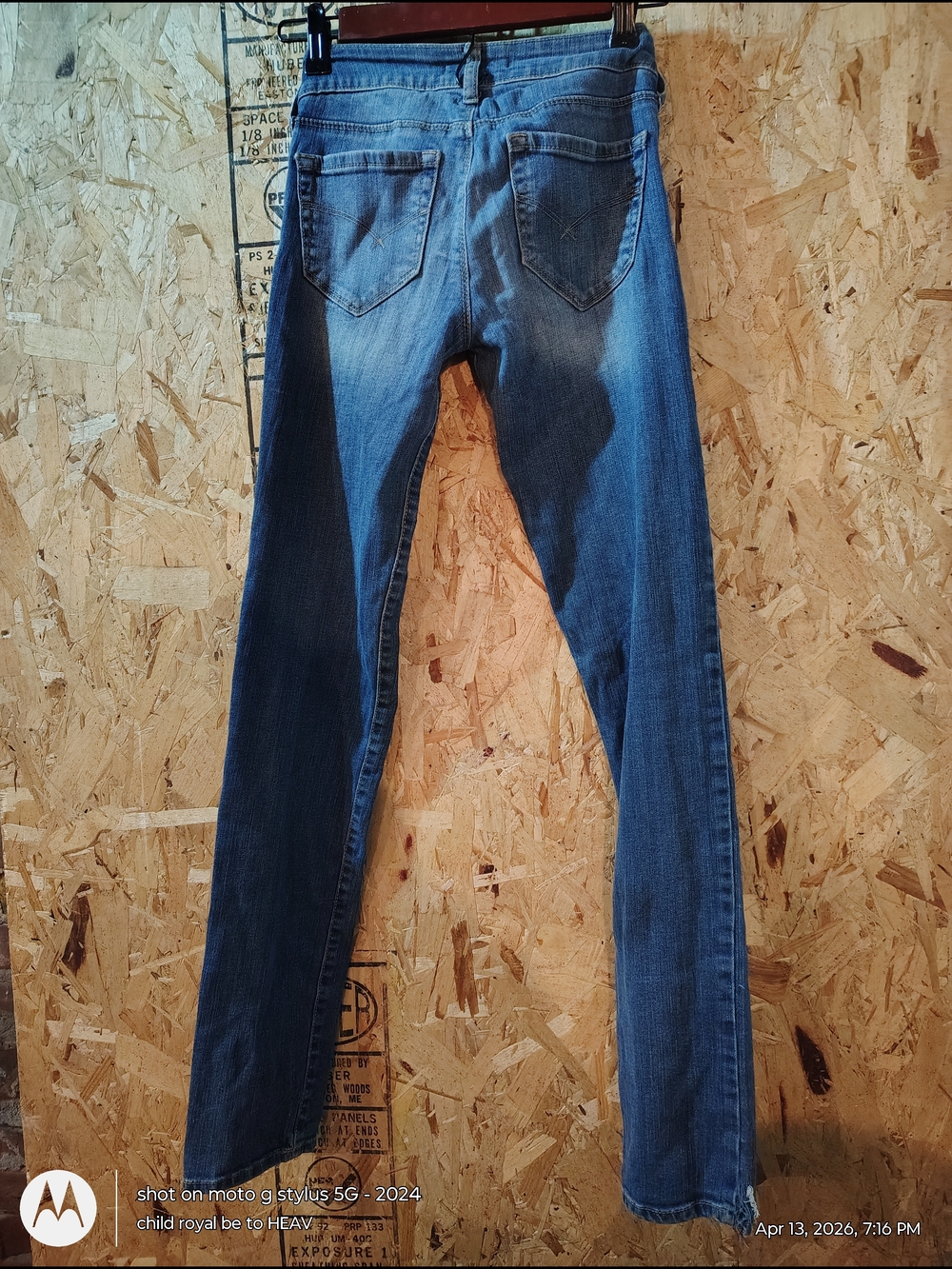 Bullhead Womens Dark Blue Skinny Jeans Sz 3